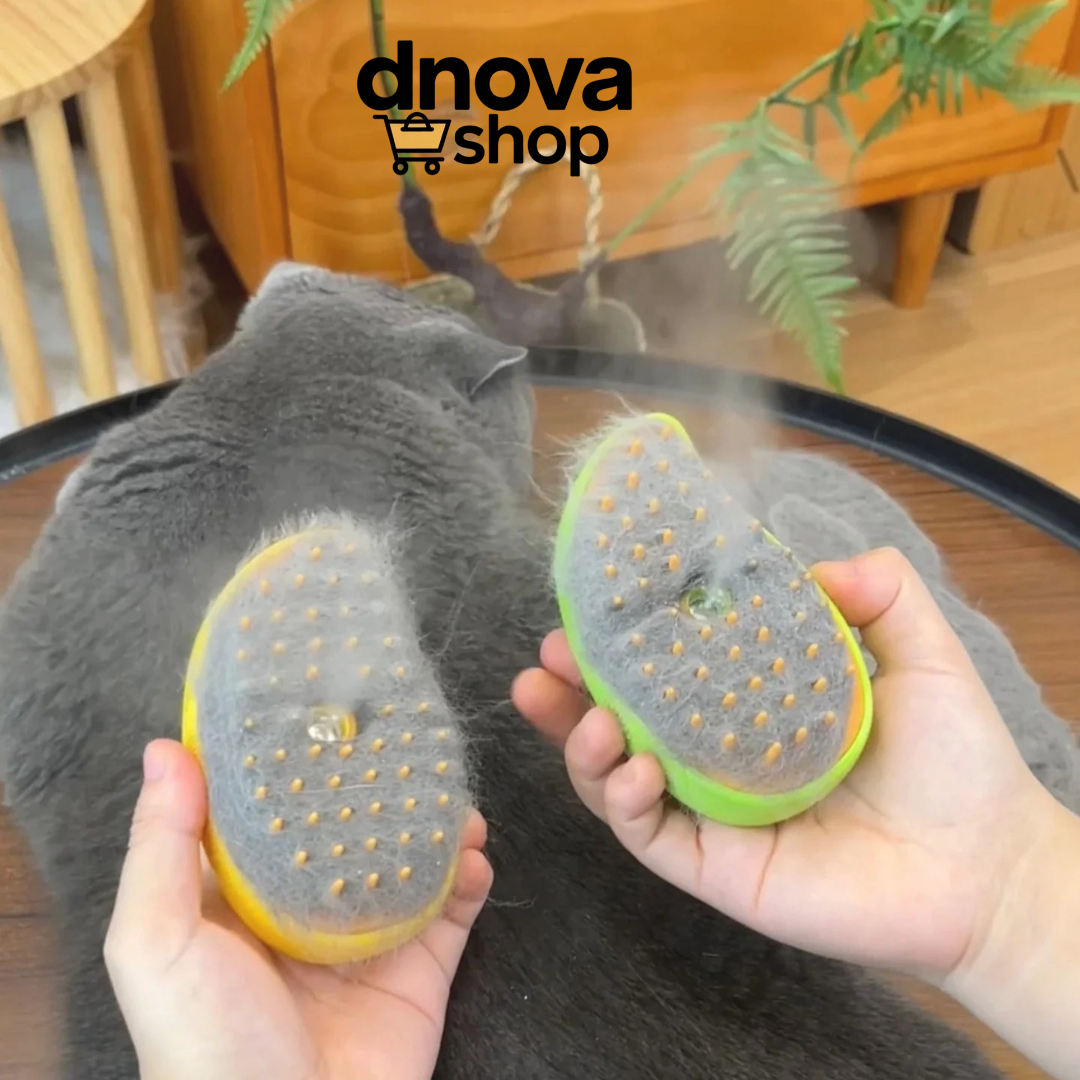 Cepillo de vapor 3 en 1 para mascotas