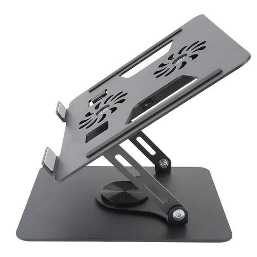 COOLER PARA LAPTOP GIRA 360° 2 VENTILADORES