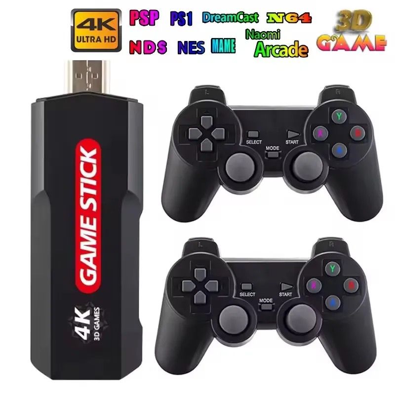 Game Stick X2 version Nintendo 64 – 4K 7 CONSOLA GAMER RETRO