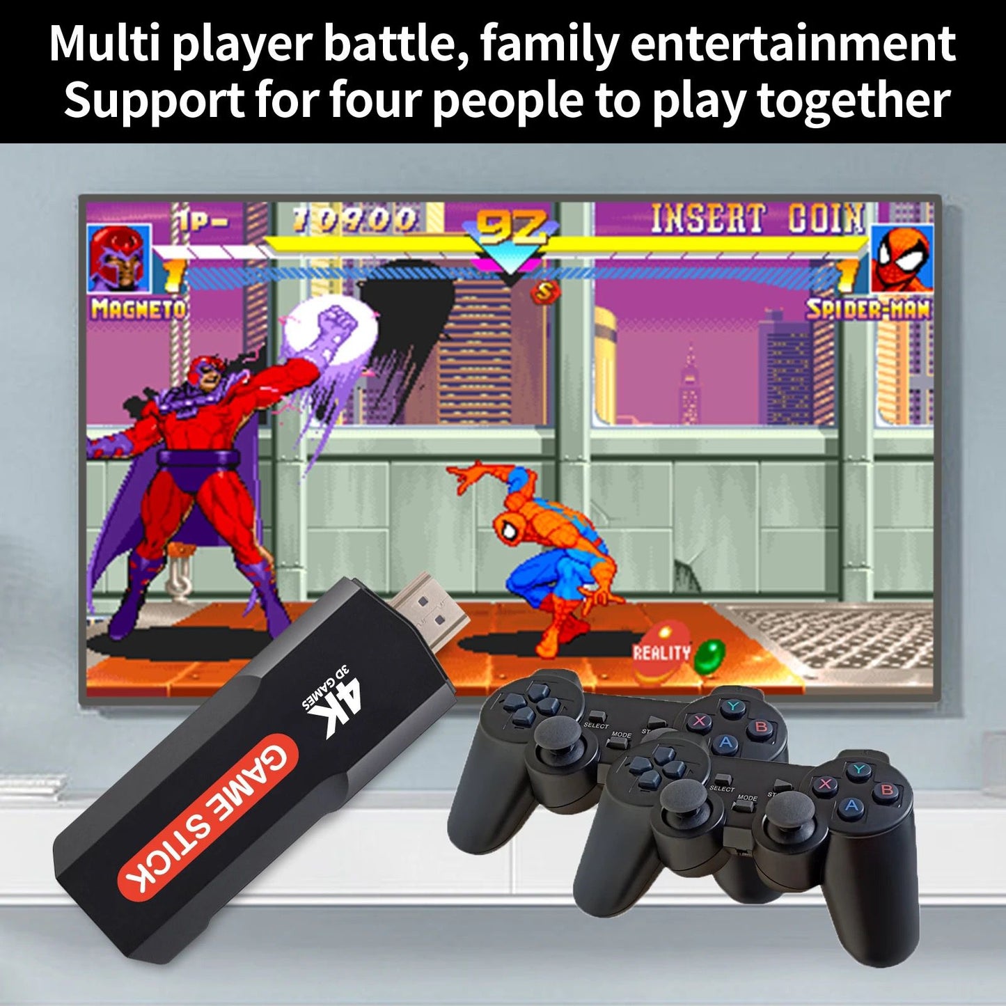 Game Stick X2 version Nintendo 64 – 4K 7 CONSOLA GAMER RETRO